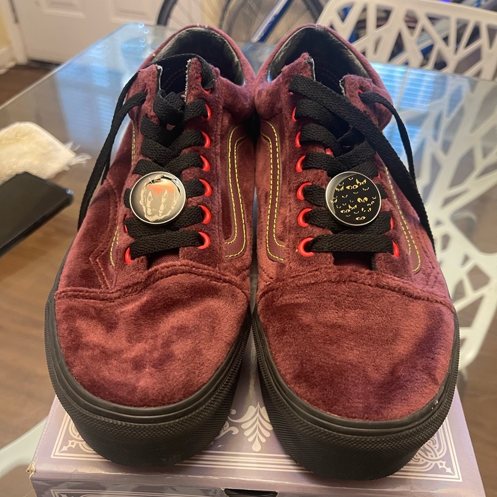Vans x Disney Maroon Sneakers
